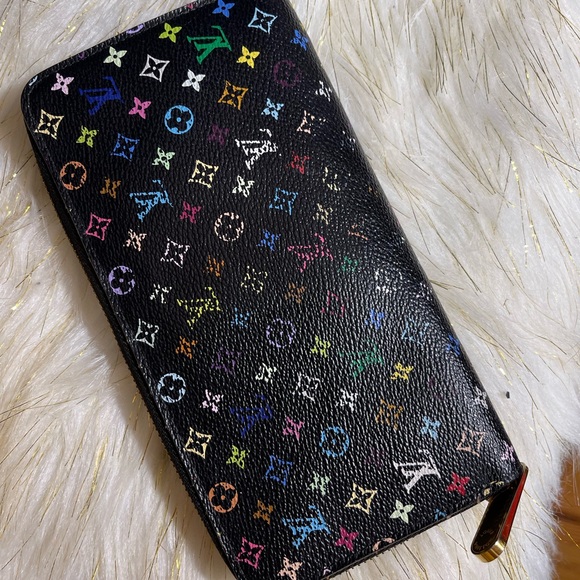 Louis Vuitton Zippy Zip Multicolor Noir long wallet - Picture 2 of 16